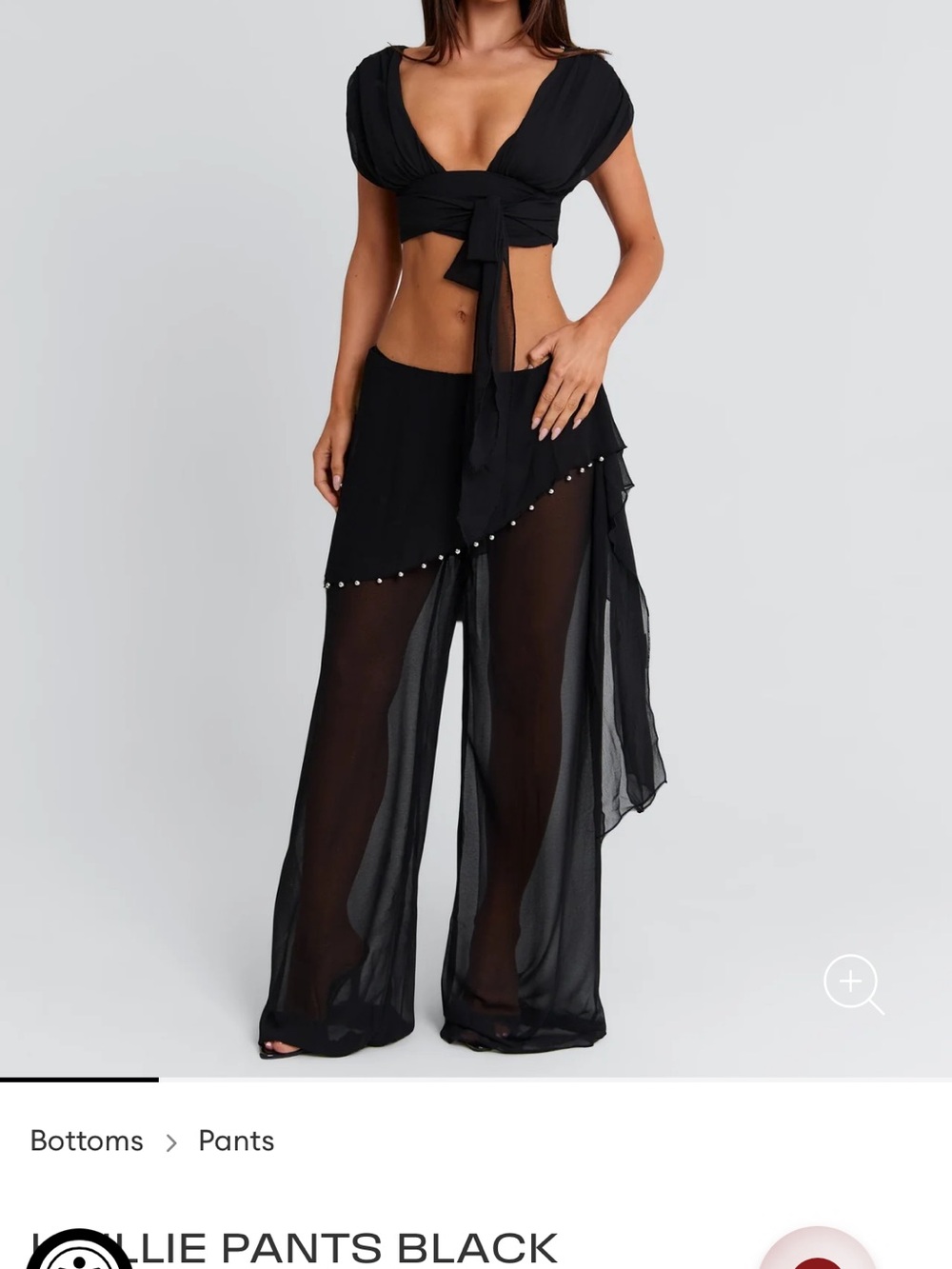 Outcast Haillie Pants Black